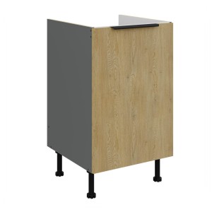 Spülenunterschrank Cremona Anthrazit 50 ZL 1F BB