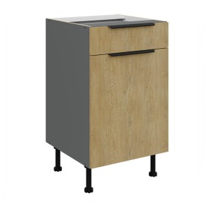 Unterschrank Cremona Anthrazit 50 D 1F 1S BB