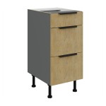 Unterschrank Cremona Anthrazit 40 D 3S BB