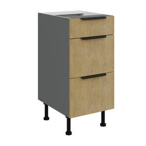 Unterschrank Cremona Anthrazit 40 D 3S BB