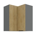 Eck-Hängeschrank Cremona Anthrazit 60x60 GN-72 2F (90°)