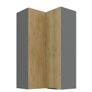 Eck-Hängeschrank Cremona Anthrazit 60x60 GN-108 2F (90°)
