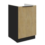 Spülenunterschrank Cremona schwarz 50 ZL 1F BB