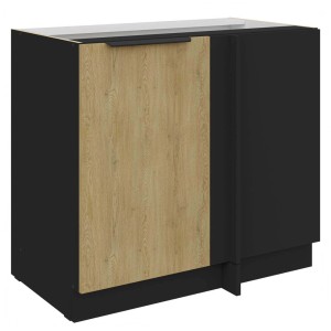 Eckanrichte Cremona schwarz 105 ND 1F BB