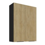 Hängeschrank Cremona schwarz 80 G-108 2F