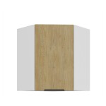 Eck-Hängeschrank Cremona weiß 60x60 GN-72 1F (45°)