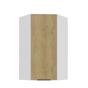 Eck-Hängeschrank Cremona weiß 60x60 GN-108 1F (45°)