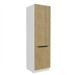 Kühl- Gefrierumbauschrank Cremona weiß 60 LO-210 2F