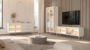 Wohnzimmer-Set LUMI kaschmir