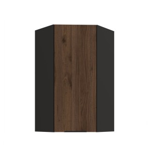 Eck-Hängeschrank Monza nussbaum 60x60 GN-108 1F (45°)
