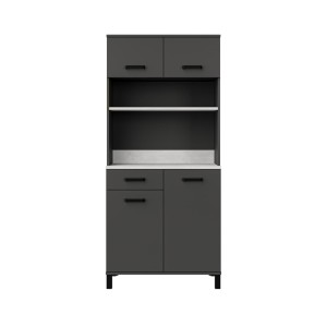Buffet 80 cm Küchenkredenz Linda anthrazit