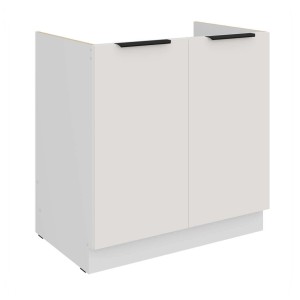 Spülenunterschrank Aria weiß/weiß 80 ZL 2F BB