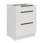 Unterschrank Aria weiß/weiß 60 D 3S BB