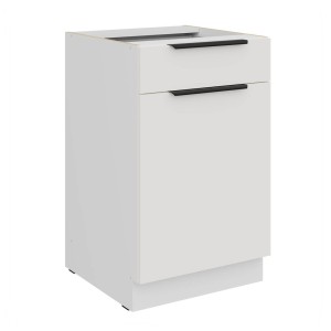 Unterschrank Aria weiß/weiß 50 D 1F 1S BB