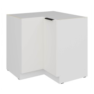 Eckunterschrank Aria weiß/weiß 90x90 DN 2F BB