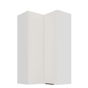 Eck-Hängeschrank Aria weiß/weiß 60x60 GN-108 2F (90°)