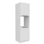 Backofenumbauschrank Aria weiß/weiß 60 DP-210 2F