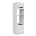 Umbauschrank für Backofen und Mikrowelle Aria weiß/weiß 60 DPM-210 2F