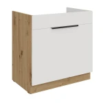 Spülenunterschrank Aria weiß/artisan 80 ZL 1S BB