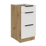 Unterschrank Aria weiß/artisan 40 D 3S BB