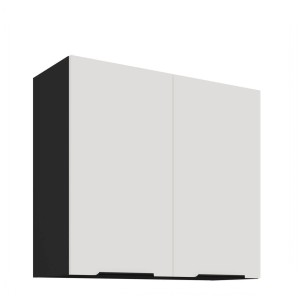 Hängeschrank Aria weiß/schwarz 80 G-72 2F