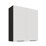 Hängeschrank Aria weiß/schwarz 80 G-90 2F