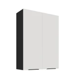 Hängeschrank Aria weiß/schwarz 80 G-108 2F