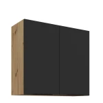 Hängeschrank Aria schwarz/artisan 80 G-72 2F