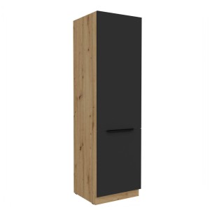 Hochschrank Aria schwarz/artisan 60 DK-210 2F
