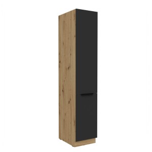 Hochschrank Aria schwarz/artisan 40 DK-210 2F