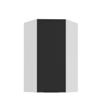 Eck-Hängeschrank Aria schwarz/weiß 60x60 GN-108 1F (45°)