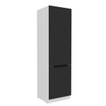 Hochschrank Aria schwarz/weiß 60 DK-210 2F