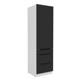 Hochschrank Aria weiß/weiß 60 DKS-210 3S 1F