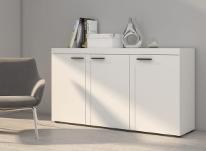 Kommode Rumba 3F weiß