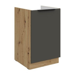 Spülenunterschrank Aria graphit/artisan 50 ZL 1F BB