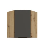 Eck-Hängeschrank Aria graphit/artisan 60x60 GN-72 1F (45°)