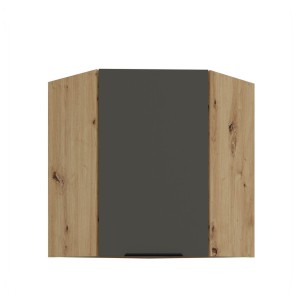 Eck-Hängeschrank Aria graphit/artisan 60x60 GN-72 1F (45°)