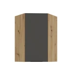 Eck-Hängeschrank Aria graphit/artisan 60x60 GN-90 1F (45°)
