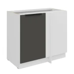 Eckanrichte Aria graphit/weiß 105 ND 1F BB