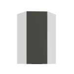 Eck-Hängeschrank Aria graphit/weiß 60x60 GN-108 1F (45°)