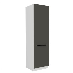 Hochschrank Aria graphit/weiß 60 DK-210 2F