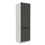 Kühl- Gefrierumbauschrank Aria graphit/weiß 60 LO-210 2F