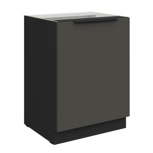 Unterschrank Aria graphit/schwarz 60 D 1F BB