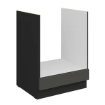 Herdumbauschrank Aria graphit/schwarz  60 D GAZ BB