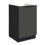 Spülenunterschrank Aria graphit/schwarz 50 ZL 1F BB