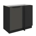 Eckanrichte Aria graphit/schwarz 105 ND 1F BB