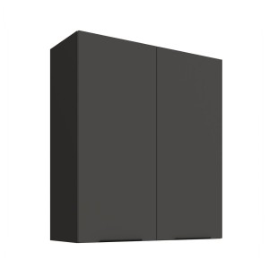 Hängeschrank Aria graphit/schwarz 80 G-90 2F