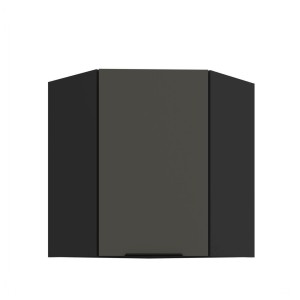 Eck-Hängeschrank Aria graphit/schwarz 60x60 GN-72 1F (45°)