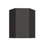 Eck-Hängeschrank Aria graphit/schwarz 60x60 GN-90 1F (45°)