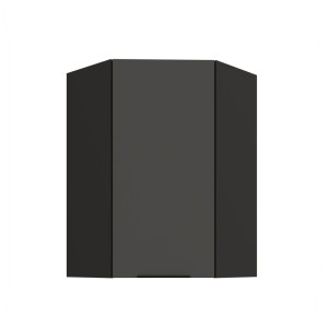 Eck-Hängeschrank Aria graphit/schwarz 60x60 GN-90 1F (45°)